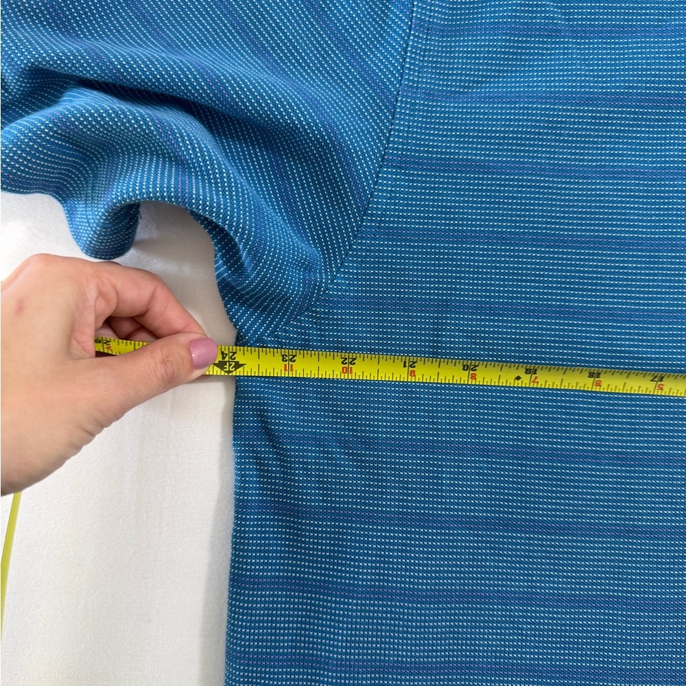 Brooks Brothers Men's Performance Polo Shirt Blue Striped Short Sleeve XL Preppy - Picture 8 of 9
